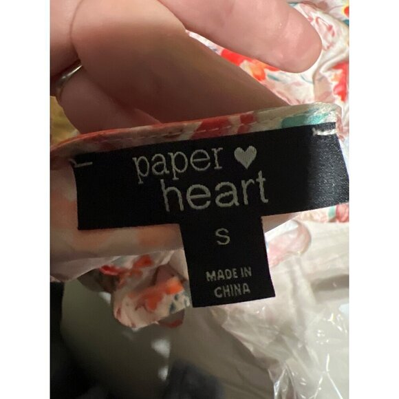 Floral  Maxi Slip Dress Small With Spaghetti Straps & Side Slit Small Coquette - Picture 11 of 11